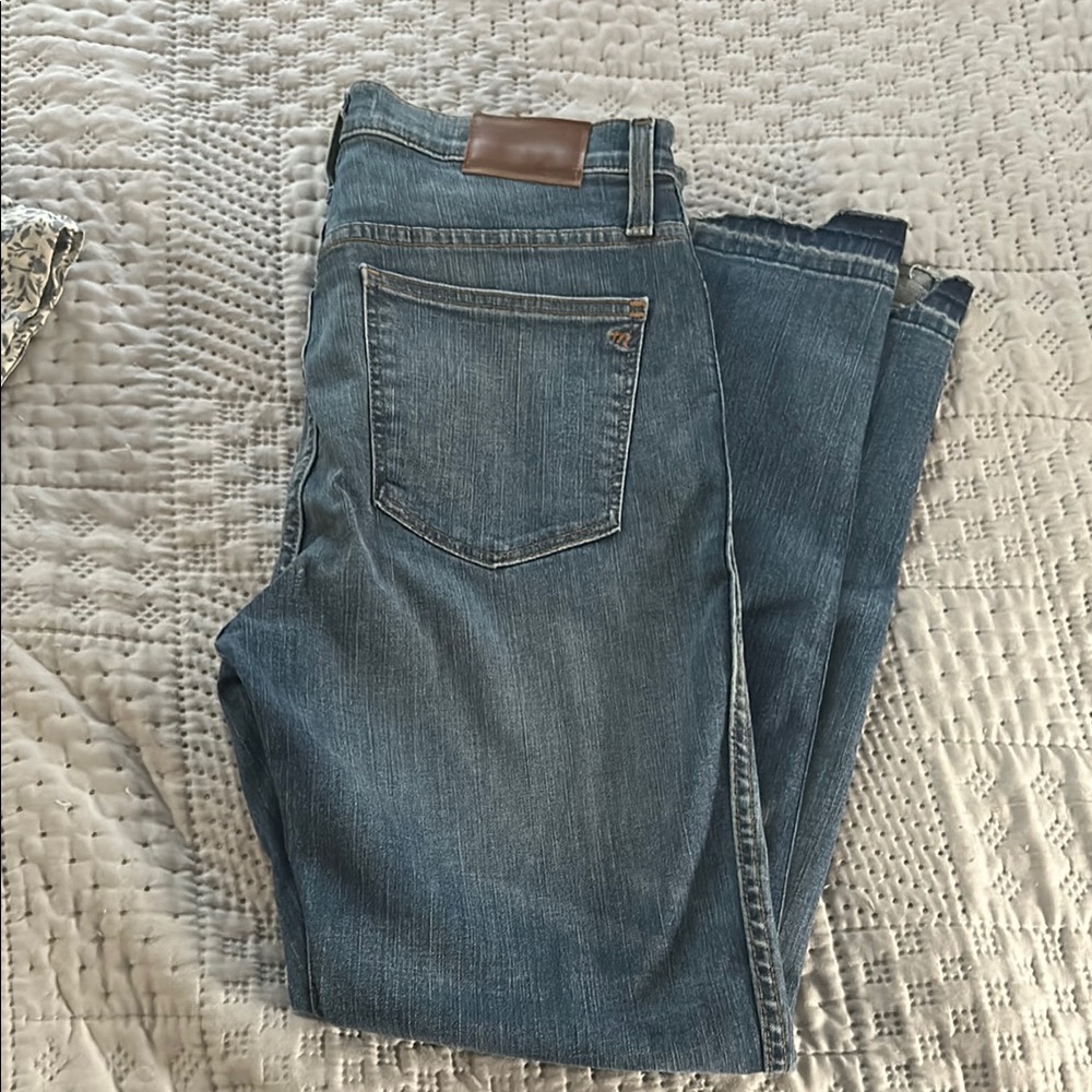 Madewell distressed skinny jeans